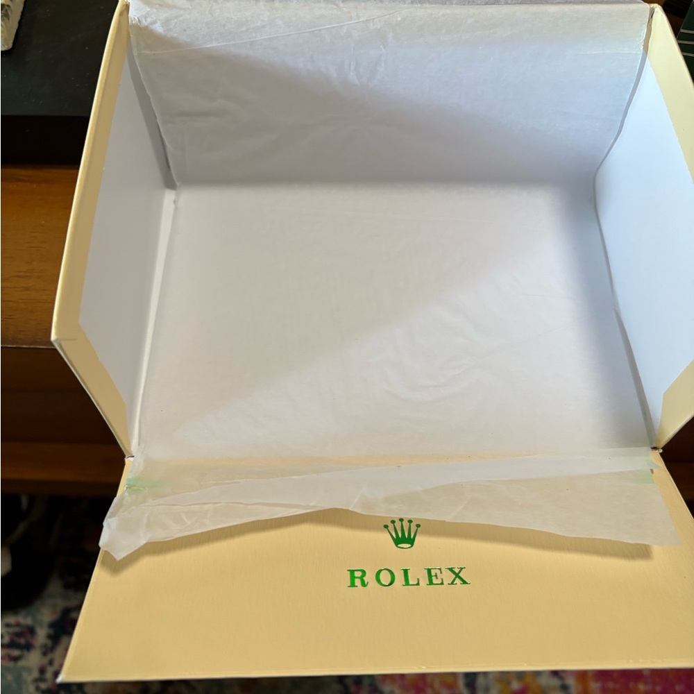 Rolex Box with Green Logo